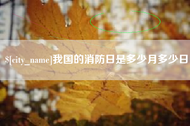 高密我国的消防日是多少月多少日