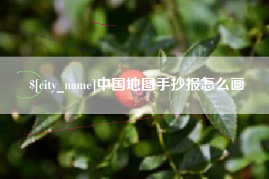 高密中国地图手抄报怎么画