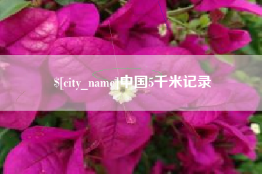 高密中国5千米记录