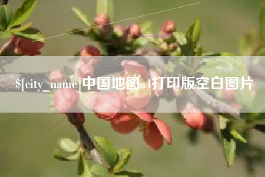 高密中国地图a4打印版空白图片
