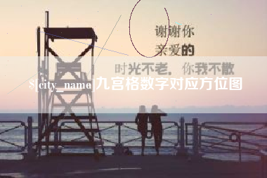 高密九宫格数字对应方位图
