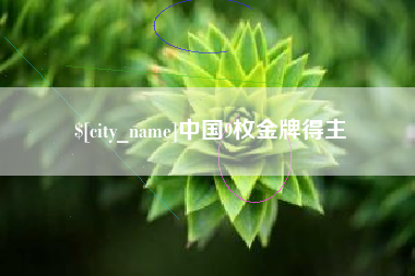 高密中国9枚金牌得主