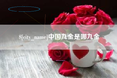 高密中国九金是哪九金