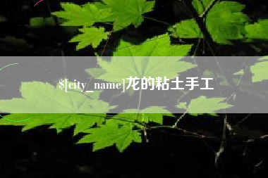 高密龙的粘土手工