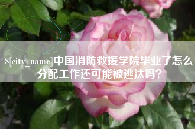 高密中国消防救援学院毕业了怎么分配工作还可能被逃汰吗？
