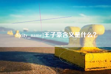 高密王子豪含义是什么？
