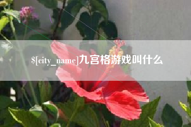 高密九宫格游戏叫什么