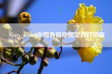 高密中国各省地图空白打印版