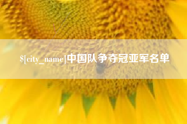 高密中国队争夺冠亚军名单