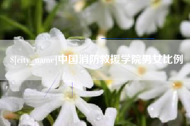 高密中国消防救援学院男女比例