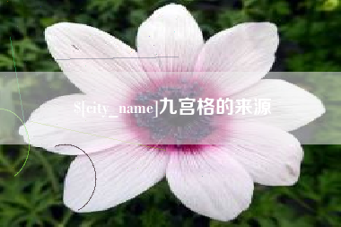 高密九宫格的来源