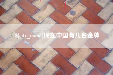 高密现在中国有几名金牌