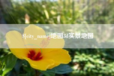 高密地图3d实景地图