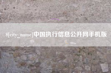 高密中国执行信息公开网手机版