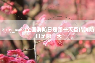 高密全国消防日是哪一天宣传消防日是哪一天