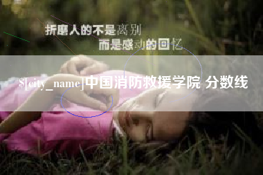 高密中国消防救援学院 分数线