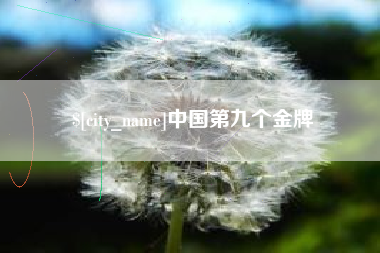 高密中国第九个金牌