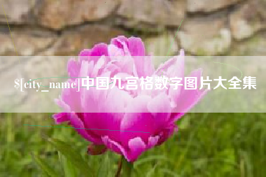 高密中国九宫格数字图片大全集