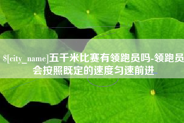 高密五千米比赛有领跑员吗-领跑员会按照既定的速度匀速前进