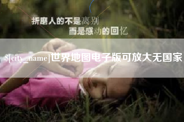 高密世界地图电子版可放大无国家