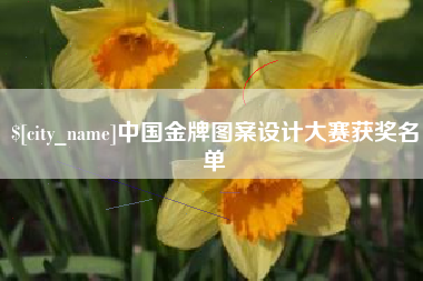 高密中国金牌图案设计大赛获奖名单