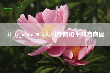 高密2025大利方向和不利方向图
