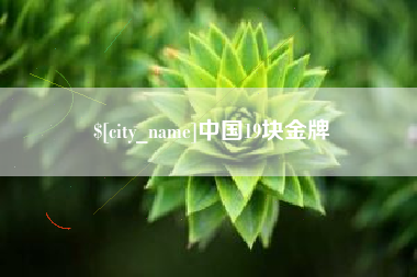 高密中国19块金牌