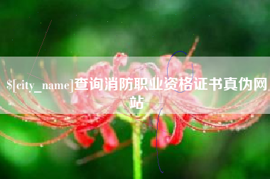 高密查询消防职业资格证书真伪网站