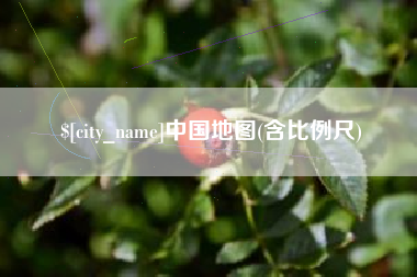 高密中国地图(含比例尺)