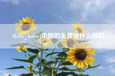 高密中国的金牌是什么样的
